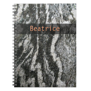 Cuaderno Modelo felino decorativo de la geología cualquier