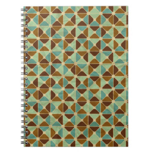 Cuaderno Modelo geométrico retro