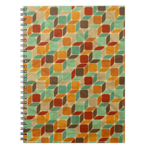 Cuaderno Modelo geométrico retro 4