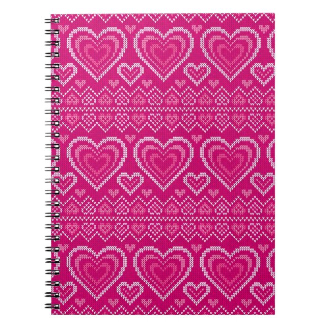 Cuaderno Modelo hecho punto el día de San Valentín 2 (Frente)