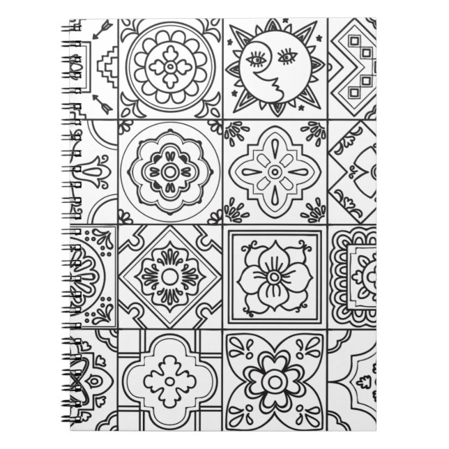 Cuaderno Modelo inspirado de Talavera (Frente)