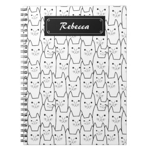 Cuaderno Modelo lindo de los gatos