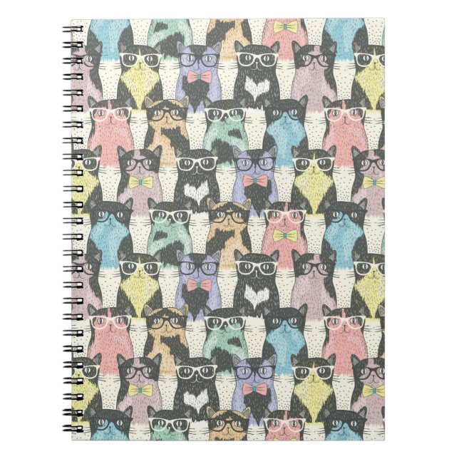 Cuaderno Modelo lindo de los gatos del inconformista (Frente)