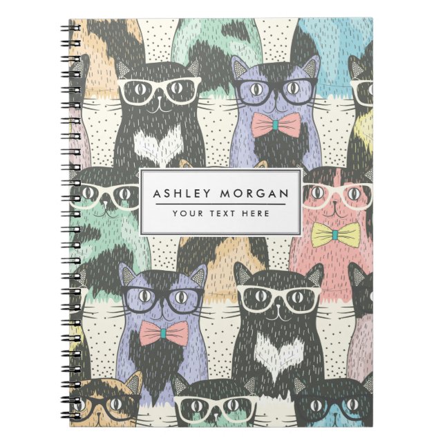 Cuaderno Modelo lindo de los gatos del inconformista (Frente)