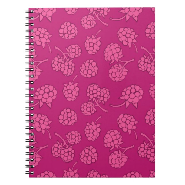 Cuaderno Modelo magenta de la baya (Frente)