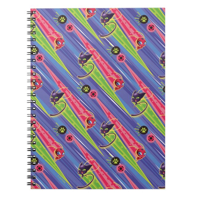 Cuaderno Modelo milagroso de Kwamis Tikki y Plagg (Frente)