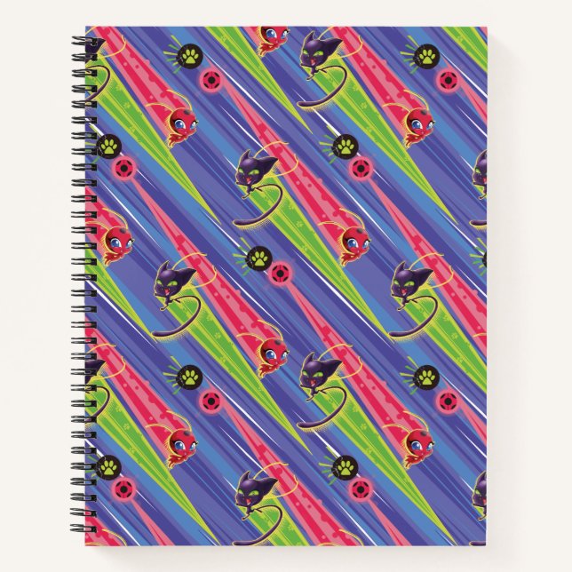 Cuaderno Modelo milagroso de Kwamis Tikki y Plagg (Anverso)