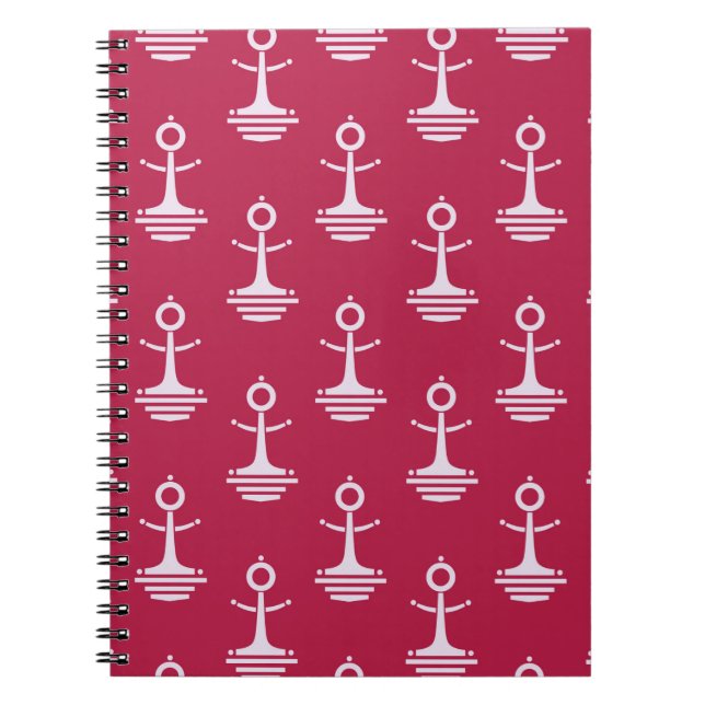 Cuaderno Modelo moderno de las anclas (Frente)