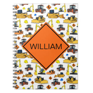 Cuaderno Modelo personalizado diversión de los vehículos