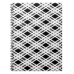 Cuaderno Modelo rayado de la tela escocesa