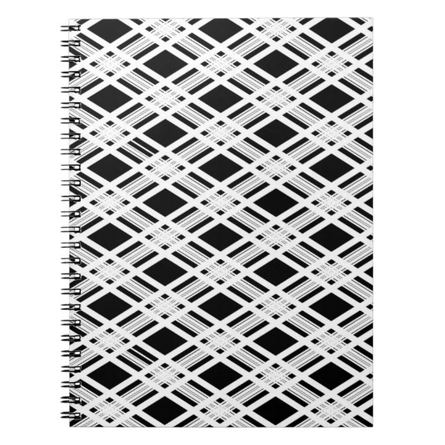 Cuaderno Modelo rayado de la tela escocesa (Frente)