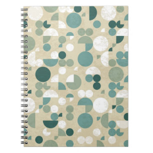 Cuaderno Modelo retro abstracto