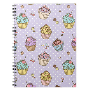 Cuaderno Modelo retro de los dulces