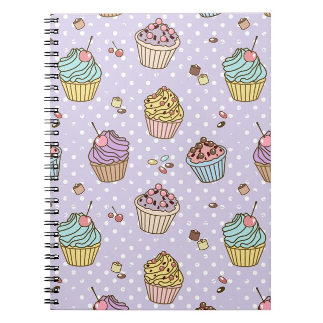 Cuaderno Modelo retro de los dulces (Frente)