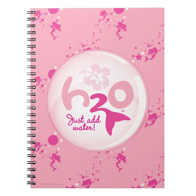 Cuaderno Modelo rosado de la sirena (Frente)