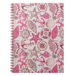 Cuaderno Modelo rosado del mar
