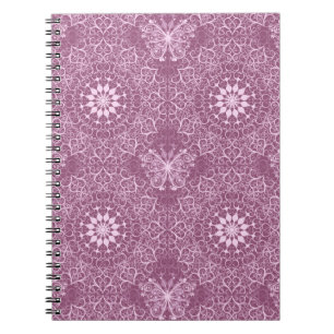 Cuaderno Modelo rosado del vintage