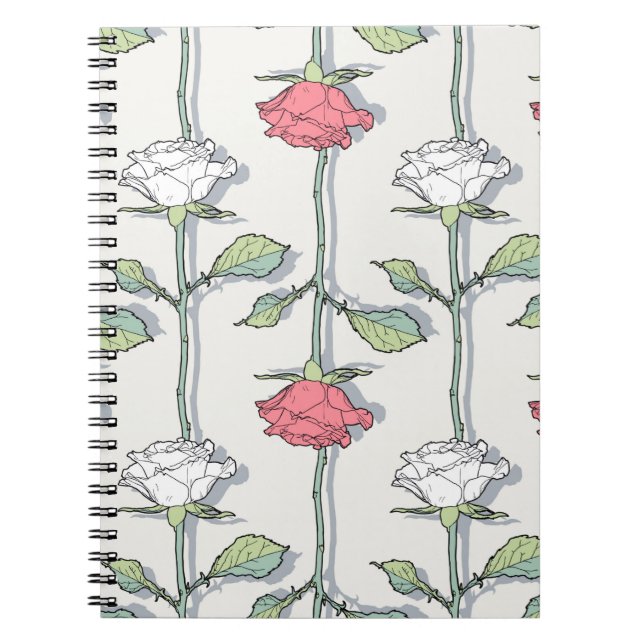 Cuaderno Modelo sin soldadura de Rosa (Frente)