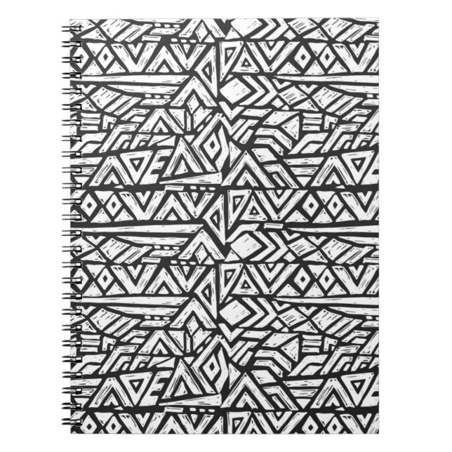 Cuaderno Modelo tribal artsy inspirado (Frente)
