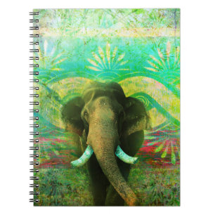 Cuaderno Modelo tribal de la turquesa bohemia bonita del