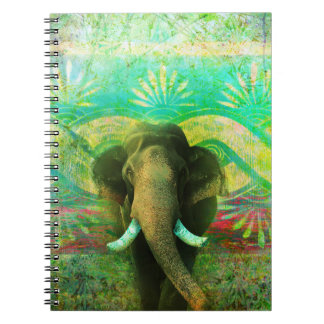 Cuaderno Modelo tribal de la turquesa bohemia bonita del