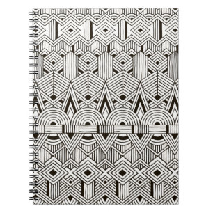 Cuaderno Modelo tribal inspirado