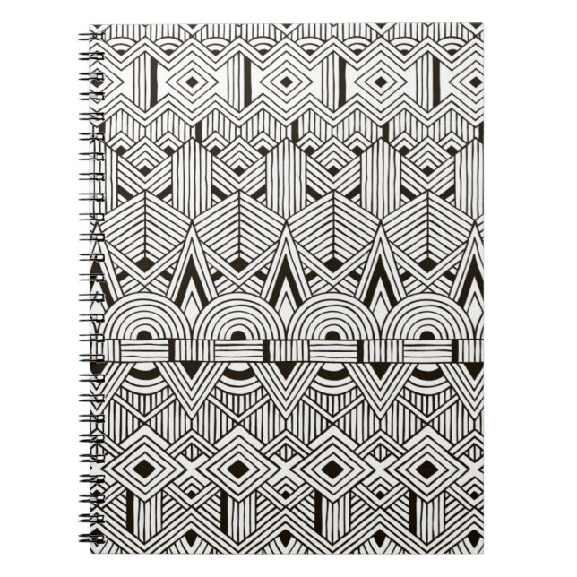 Cuaderno Modelo tribal inspirado (Frente)