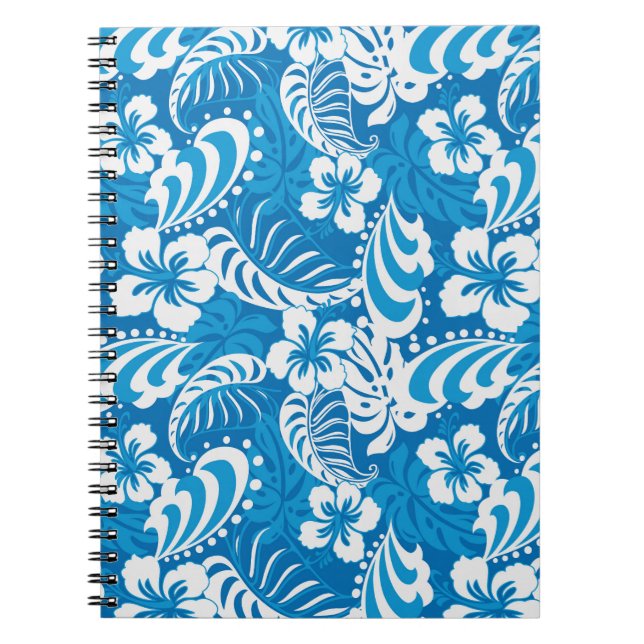 Cuaderno Modelo tropical del hibisco (Frente)