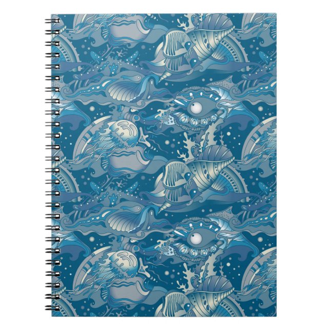 Cuaderno Modelo tropical del mar (Frente)