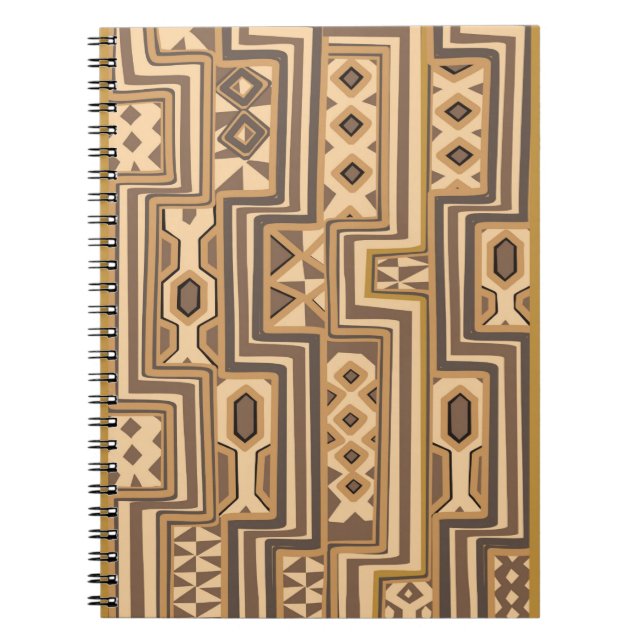 Cuaderno Modelos de África: Arte africano abstracto de (Frente)