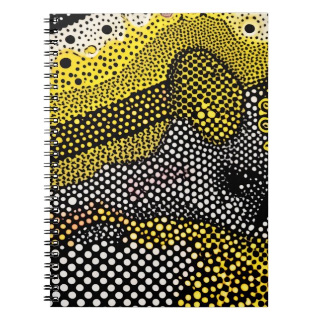 Cuaderno Modern Abstract Dot Pattern  (Frente)