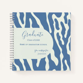 Cuaderno Modern abstract Pattern Graduation guest book