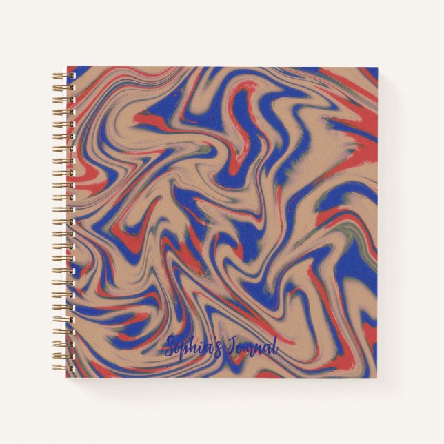 Cuaderno Modern Abstract Pattern Notebook (Anverso)