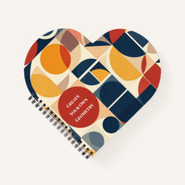 Cuaderno Modern Bauhaus Geometric Pattern