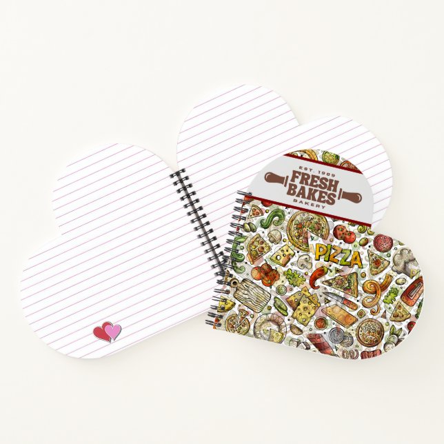 Cuaderno Modern Best Pizza In Town Professional  (Interior)
