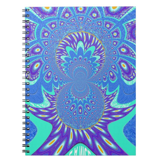 Cuaderno Modern Blue art (Frente)
