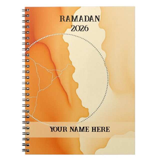 Cuaderno Modern Boho Crescent (Frente)