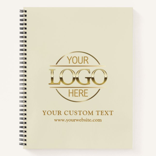Cuaderno Modern Custom Business Company Logo Promotional (Anverso)