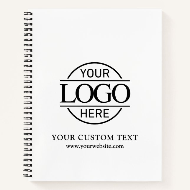 Cuaderno Modern Custom Business Company Logo Promotional No (Anverso)