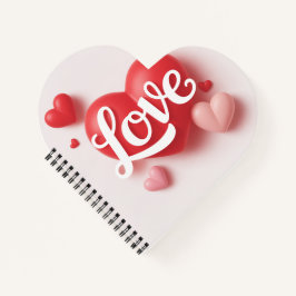 Cuaderno Modern Elegant Valentine’s Day Romantic Love Desig