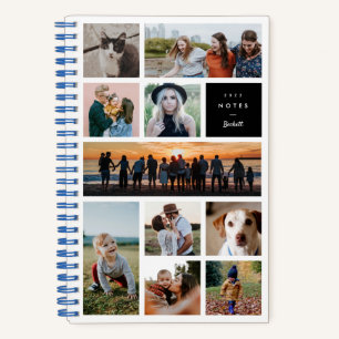 Cuaderno Modern Gallery Ten Collage de fotos Notebook