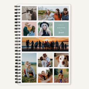 Cuaderno Modern Gallery Ten Collage de fotos Notebook