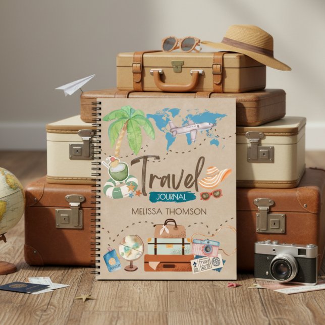 Cuaderno Modern Get Away Travel Adventure Explorer (Subido por el creador)