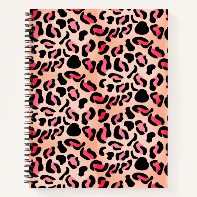 Cuaderno Modern Leopard Pattern Animal Print (Anverso)