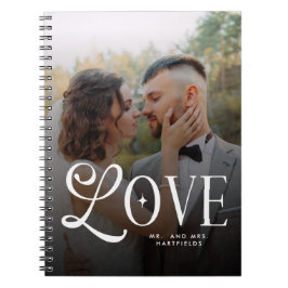 Cuaderno Modern Love Custom Wedding 2 Photos Couples