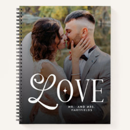 Cuaderno Modern Love Custom Wedding 2 Photos Couples 