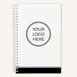 Cuaderno Modern Minimal Custom Logo Business Notebook