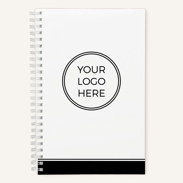 Cuaderno Modern Minimal Custom Logo Business Notebook (Anverso)
