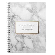Modern minimal marble and gold geometric
