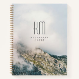 Cuaderno Modern Mountain Adventure Monogram (large)